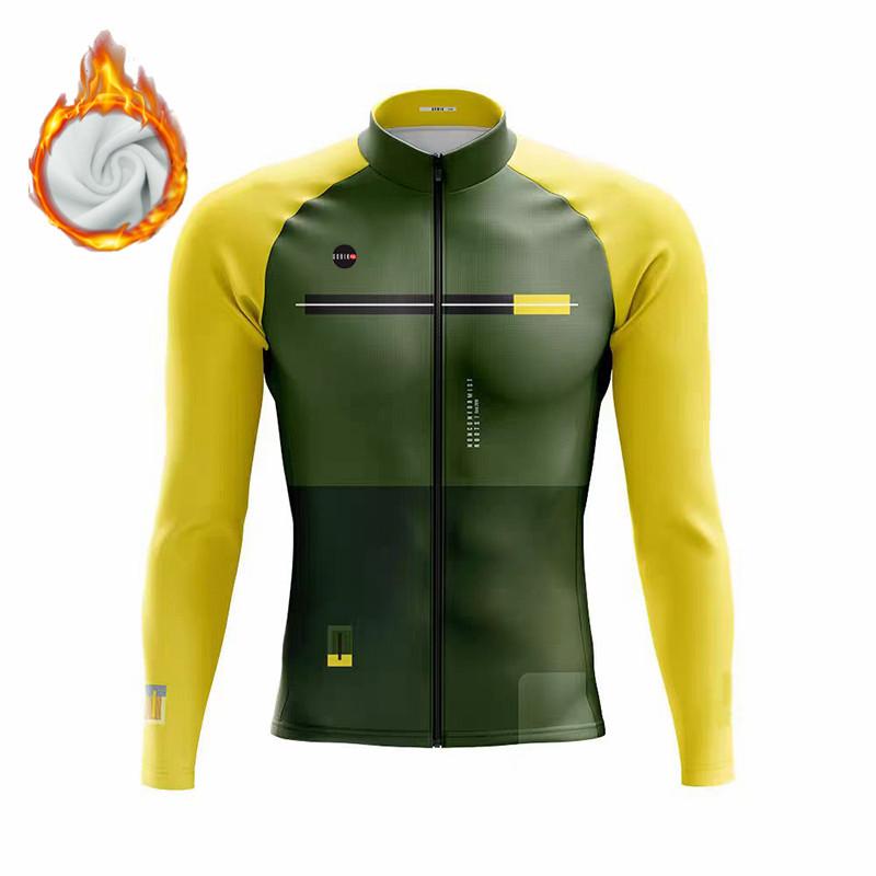 

Gobikful Winter Thermal Fleece Cycling Clothes MTB Bicycle Clothing Mountain Bike Cycling Wear Suit 2026 Winter Fleece Riding Suit Set XS