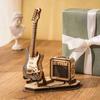 ROBOTIME ROKR Guitar Model 3D Wooden Puzzle TG605K