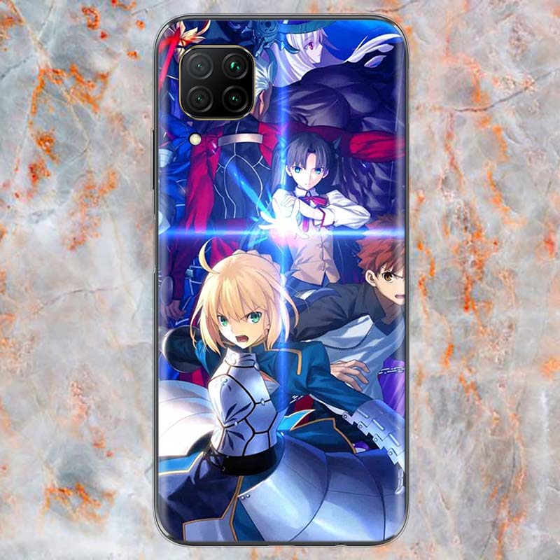 Fate Zero Stay Night For Huawei Mate 40 30 20 20X 10 RS P Smart 2021 2020 Z S Pro Plus Lite 2019 Phone Case Shell