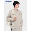 Fila FUSION Unisex Loose Fit Knit Pullover Sweatshirt