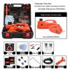 WOKEZ 12V Hydraulic Electric Jack with Inflatable Pump for Small Cars & Off-Road Rescue