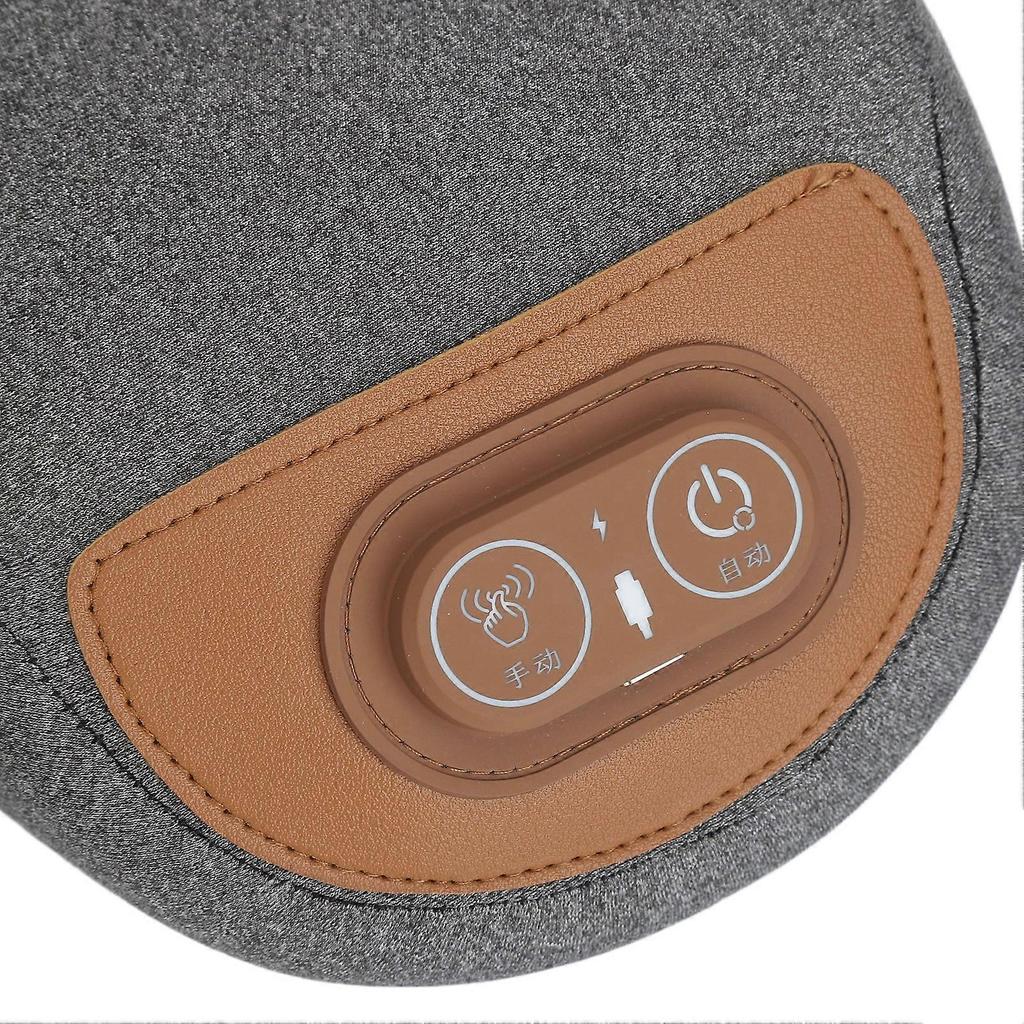 Heated Neck Stretcher Massager Pillow Ergonomic USB Vibration Hot Compresses Cervical Traction Pillow with Heat