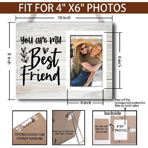 You're My Best Friends Gift Picture Frame, Friend Birthday Gifts for Women, BFF, Best Friend, Besties, Long Distance Friendship Gifts for Soul