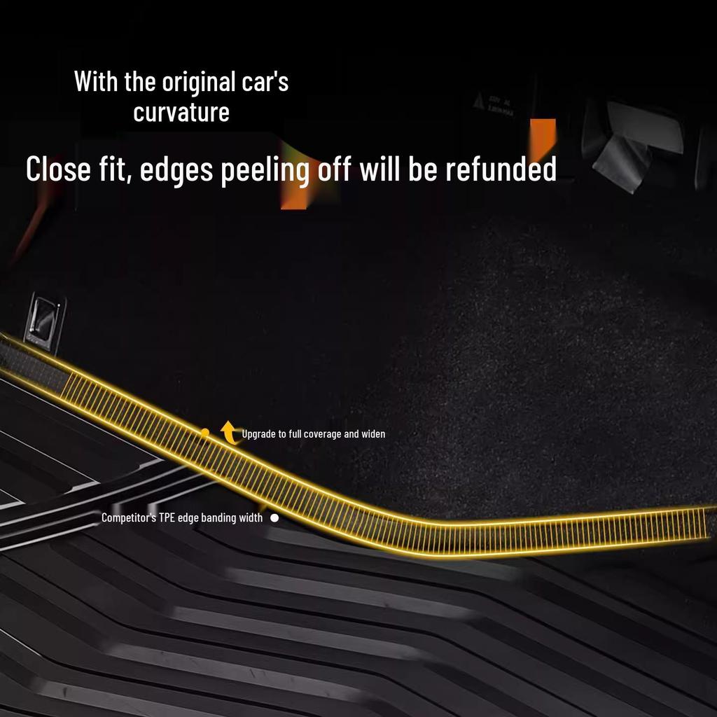 AITO M9/M7 Trunk Mat: TPE Waterproof, Wear-Resistant Protection for Car Interior