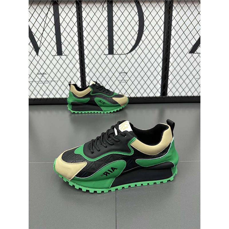 Spring and Autumn Casual Shoes Leather Platform Casual Sports Daddy Shoes