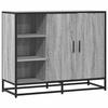 VidaXL Buffet sonoma gris 92x35x76 cm bois d'ingénierie, meuble de rangement, meuble de rangement de cuisine, meuble de 849022