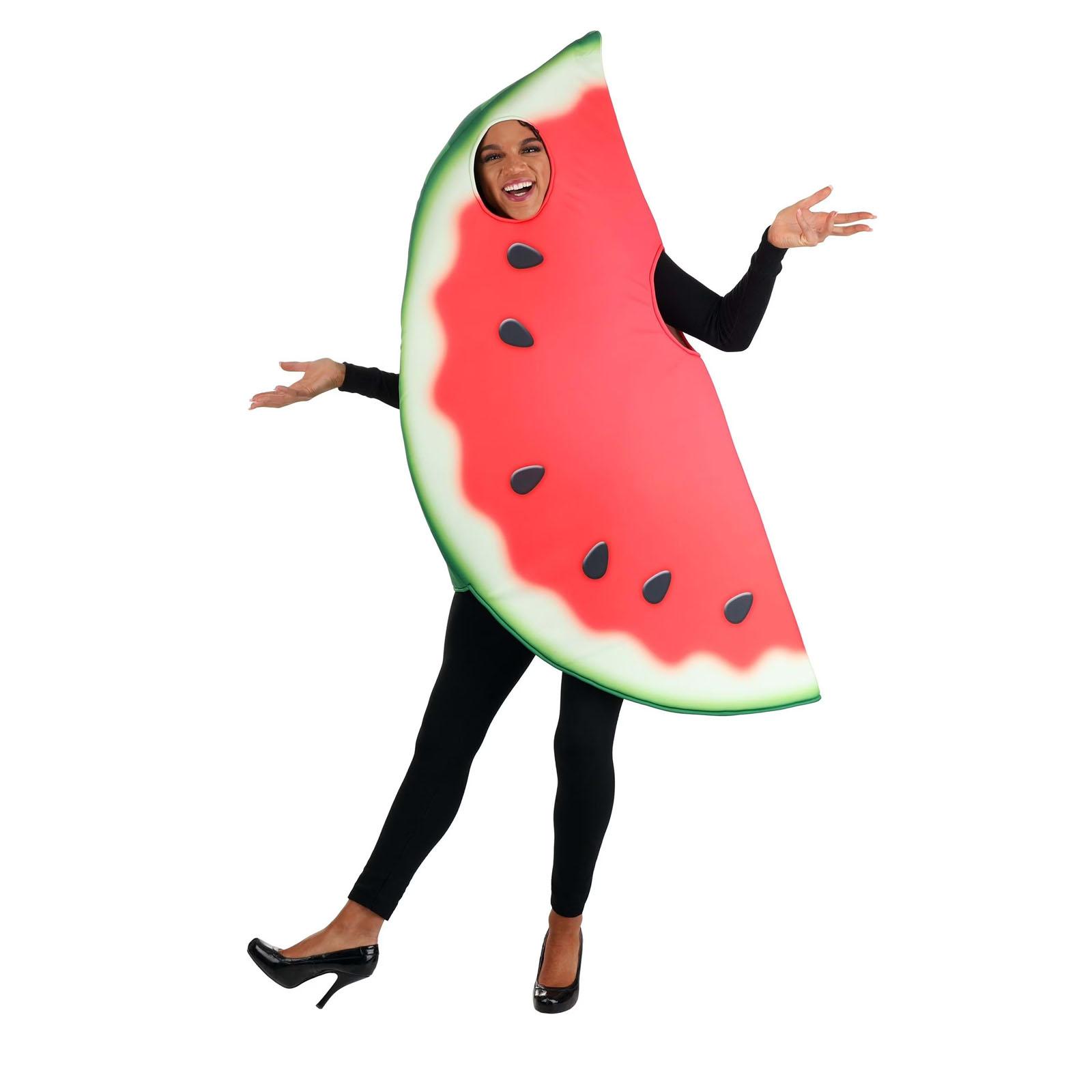 Костюм для ролевых игр Кусочек арбуза , взрослый One size fits all adults красный
