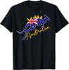 Australia Kangaroo Aussie Australian Souvenir Tourist Retro Tshirt Customizable Unisex And Unisex Short Sleeves Ropa Hombre