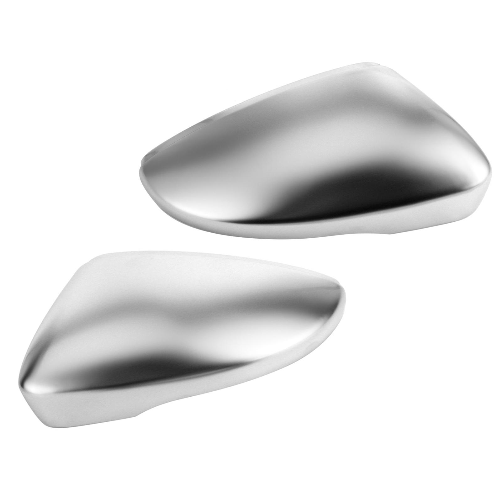 

Пара корпусов крышек зеркал заднего вида Матовый хром Защитная крышка Корпус Подходит для B7 NMS