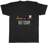 Funny Sleeping Cat Unisexs TShirt Not Today Lazy Tired Unisex Tee Gift