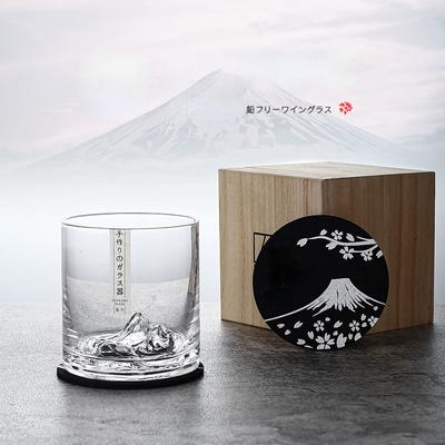 300ml Super Neat Whiskey Glasses Mountain Japan Style Crystal Wine Cup Set Chivas Iceberg Whisky Rock Mug Brandy Tumbler Snifter