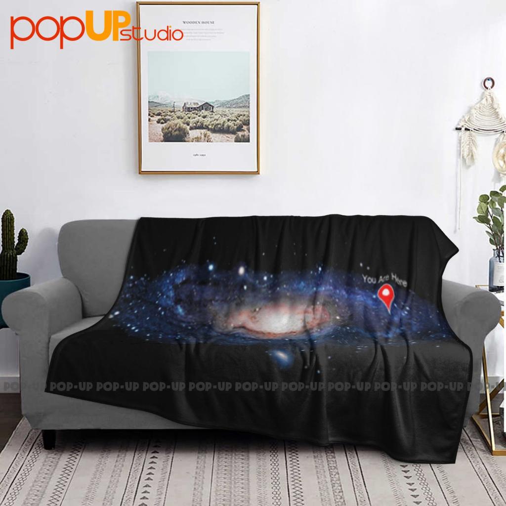 Mens You Are Here Space Map Stars Science Solar System Galaxy Infinity Ultra-Soft Blanket Quilt Winter Sofa Cover Bed Covers