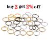 50-200Pcs/Lot 4-20mm Gold Color Double Jump Rings Split Rings Connectors Loops For DIY Jewelry Making Findings Accessories