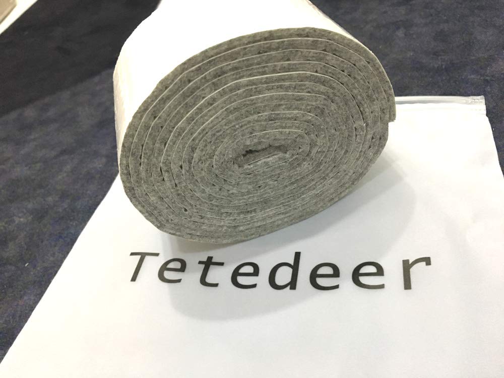 Tetedeer Floor Scratch Prevention can be cut to 5cm 200cm long Tape, size, wide, (gray)