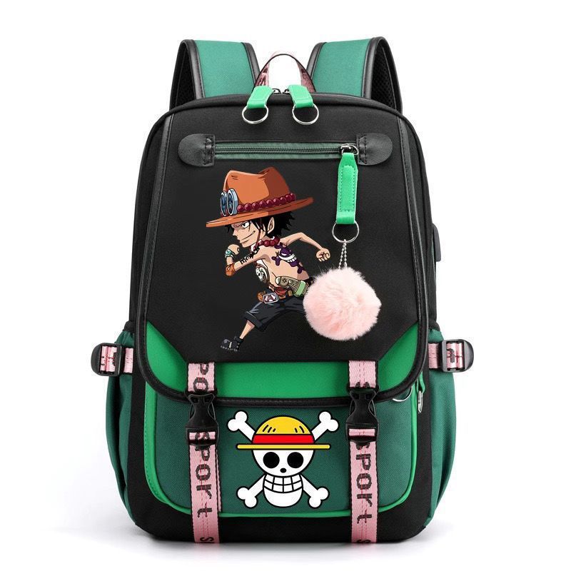 One Piece large-capacity student backpack 7525