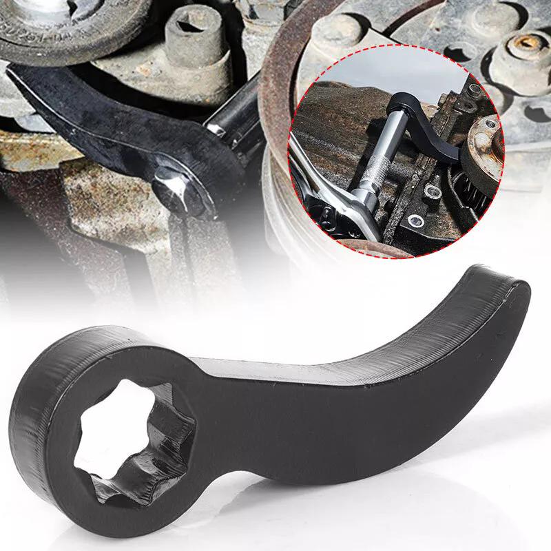 Bull Horn Pry Bar Adapter Head Tool Adjustable Angle Bar for 1/2 Ratchet Open-end Wrench Half Shaft Drive Shaft Disassembly Tool