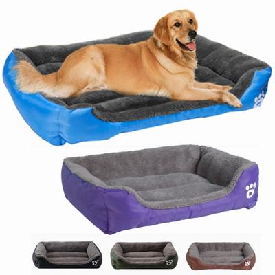10 Kolorów Sofa dla Zwierząt Domowych Paw S/M/L/XL/XXL/XXXL Legowiska dla Psów Wodoodporny Spód Miękki Polar Ciepłe Legowisko dla Kota Maty Dom Sklep Zoologiczny