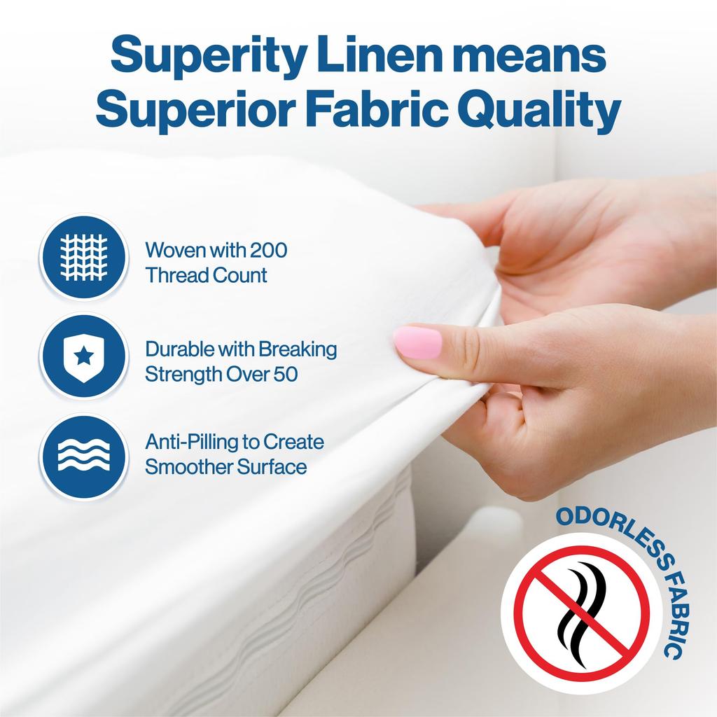 Waterproof Terry Mattress Cover Luxurious Hotel Quality Fitted Bed Sheet Protector Pad