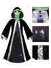 Halloween Cosplay Grüner Alien Overall & Umhang Set