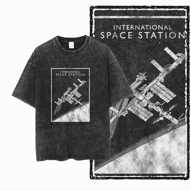 THE COOLMIND Astronaut Space Themes Cotton T-Shirt 3XL