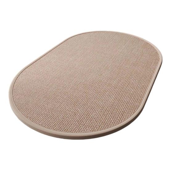 Huaqianguhh Minimalist Bathroom Rug, Absorbent Non-Slip Floor Mat, Rectangular Door Mat for Home Entrance Bedroom Living Room