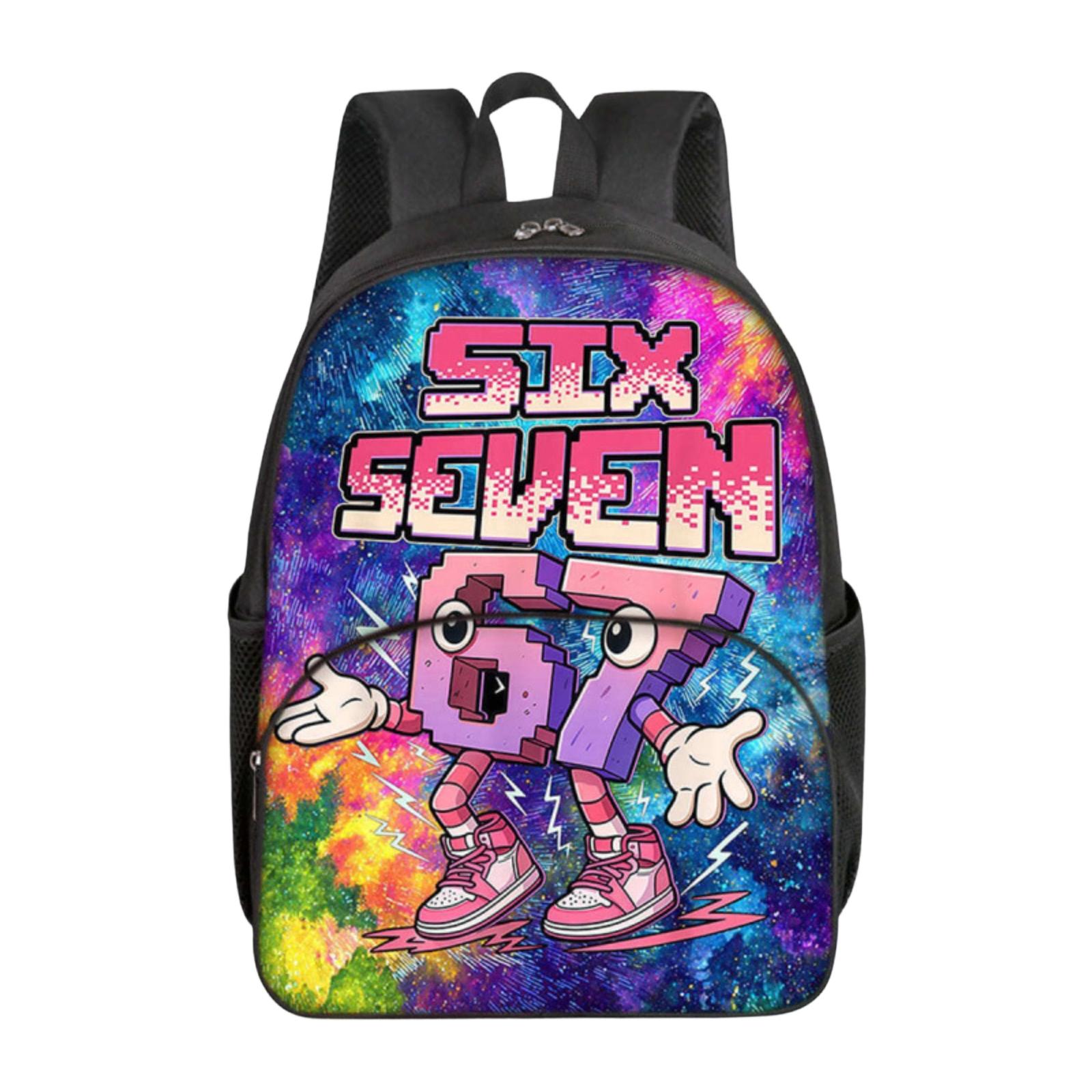 Elementary School Cartoon Backpack And Peripheral Backpack One Size