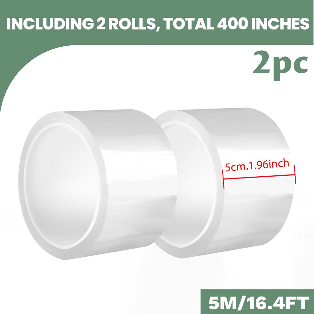 Nano Anti-Mold Waterproof Sealing Tape, Transparent, Self-Adhesive, for Bathroom, Kitchen Sink, and Wall Sealing