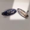 LLI6 Car Front Hood Emblem Bonnet Badge Rear Trunk Badge 150mm 146mm 148mm For Ford Focus Fiesta Ranger Mondeo Mustang