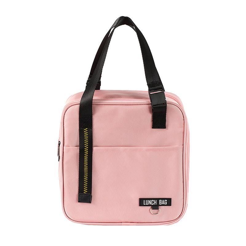 Thermal Lunch Box Bag Large Capacity Picnic Pouch Zipper Food Carrier Tote Bento Storage Bag Container for Women Cooler Handbags