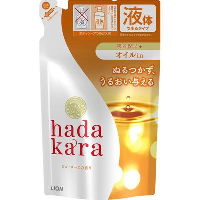 Hadakara Body Soap Oil-in Type Refill 340ml General Purpose (Other) Use 2 To 5 Pumps. Wet Your Skin and Apply an Appropriate Amount To a Towel or