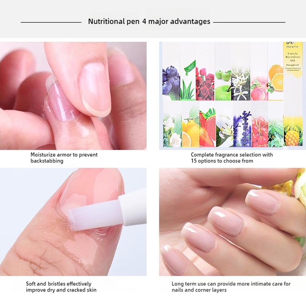 1PCS Nail Cuticle Oil Pen 15 Smell Nourishment Oil Care Nail Nourish Pen Product Treatment n Na S3L3