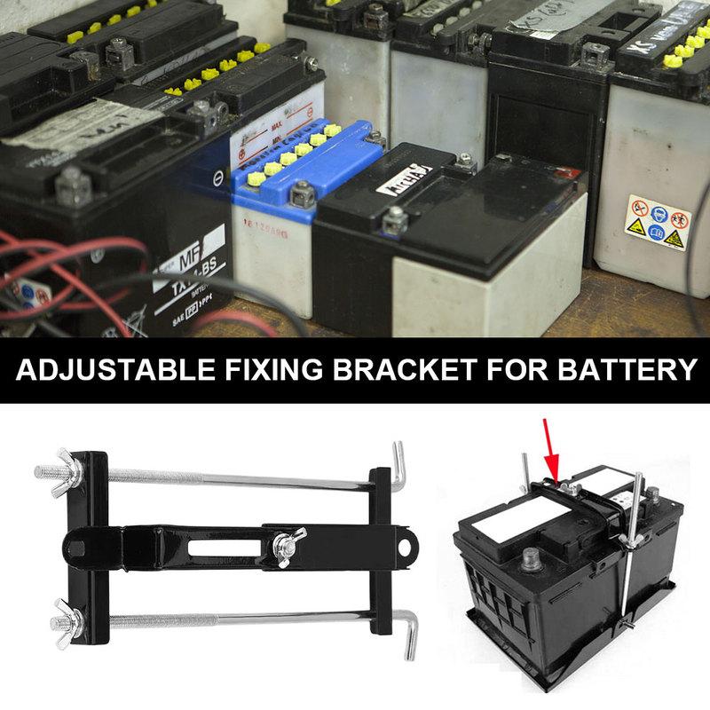 Adjustable Bracket Holder Corrosion Resistance Battery Retainer Rust Proof Battery Rod Bracket Thickened for Yacht Truck