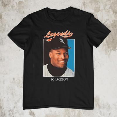 Bo Jackson Baseball Card Men T-shirt Black Tee All Sizes S To 5XL Unisex T-Shirt