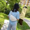 Women's Summer Beach Knitted Bag Bohemia Fanny Pack Fashion Ethnic Crochet Waist Bag Shoulder Bag Woven Outdoor Tote