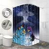 1pc K-Pop Demon Hunters Print Waterproof Shower Bathroom Partition Privacy Hanging Curtain with 12 Hooks Easy Installation