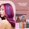 1 Stück 8 Stück Einweg-Haarfärbepulver, praktisch, Y2K-Haarstyling-Farbpulver für Halloween, Weihnachten, Cosplay, Partys