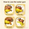 Capybara Water Spray Gun Tap To Launch Long Jet Water Toy Cute Design Summer Beach Pool Outdoor Water Fight & Stress Relief Toy