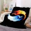 Phoenix Yin Yang Flannel Blanket Throw Blanket Soft Warm Sofa Bed Camping Car home Decor Unique Christmas Gift C9302520