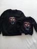 Velké tygří vyšívané látkové záplaty nažehlovací nášivka Jacket Jeans DIY