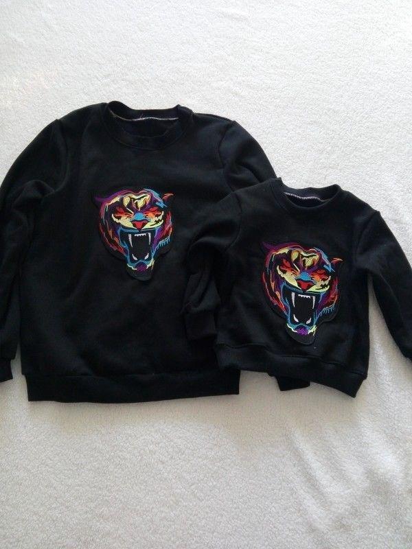 Large Tiger Embroidered Cloth Patches Iron On Patch Applique Jacket Jeans DIY