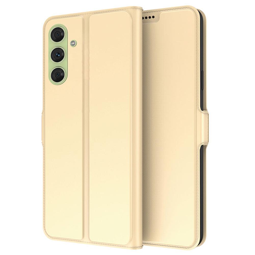 For Samsung Galaxy F15 5G Cell Phone Case Flip Stand PU Leather Cover with Card Slot