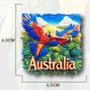 Australien Kühlschrankaufkleber Sydney Reise Souvenirs Papagei Kühlschrankmagnete Heimdekoration Hochzeitsgeschenke