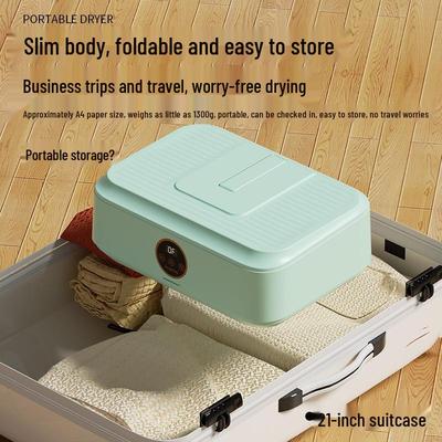 Portable Smart Voice Folding Clothes Dryer for Dorm & Home