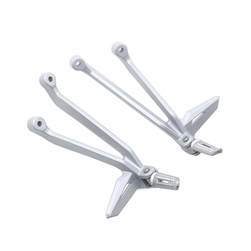 Motorcycle Rear Passenger Footpegs Kit For Street Triple 765RS 765R 765 RS 765 R Moto2 2020-2025 Foot Rest Bracket Full Set 2024