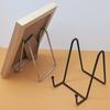 Metal Plate Display Stand Picture Frame Easel Tabletop Picture Stand Wire Easel for Display Photo Frame Book Sign Vinyl Record