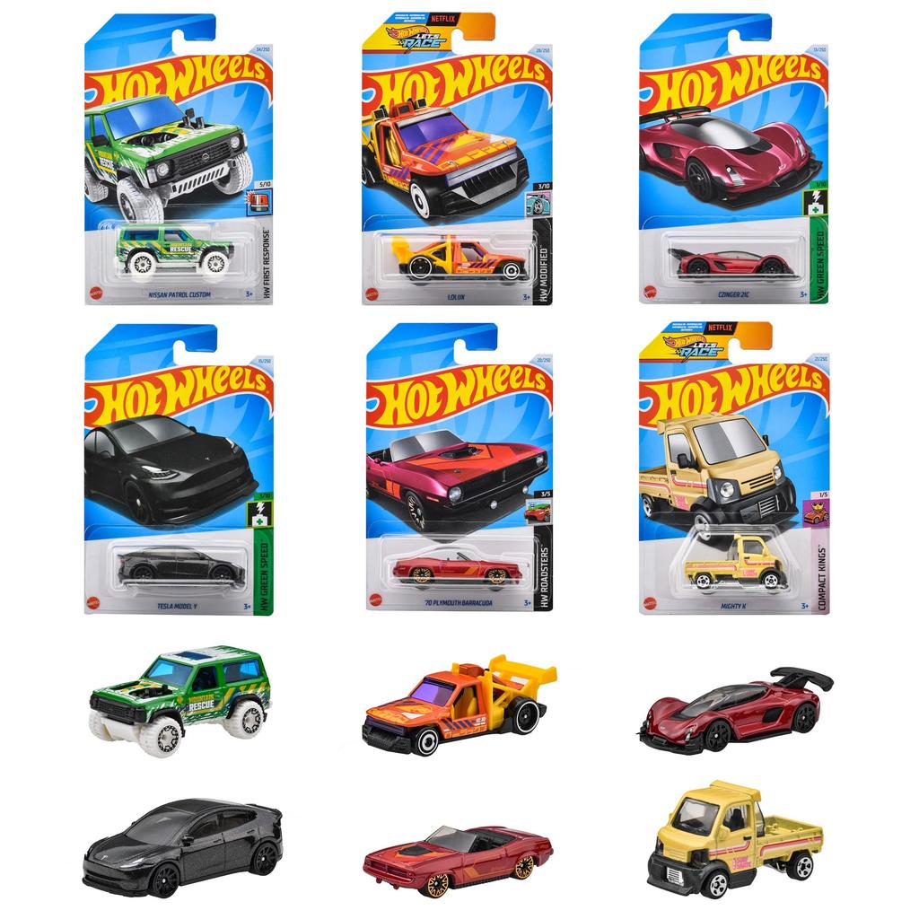 Hot Wheels Basic Cars G Fahrzeug Mini Alter 3 und Sortiment, 36er-Box, Spielzeug, Autos, Up, 98MG-C4982