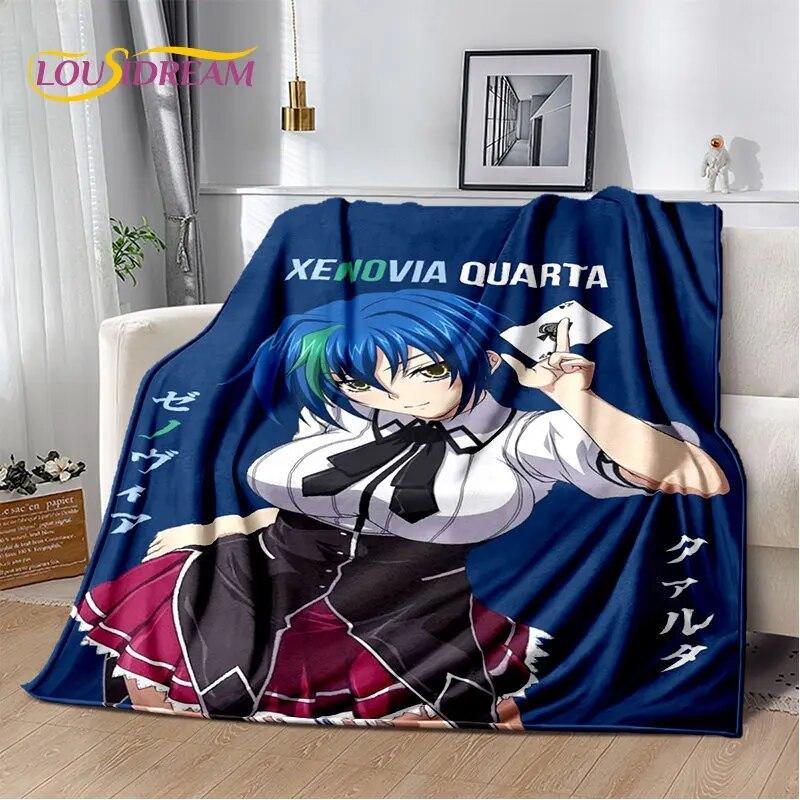 Anime High School D×D Sexy Girl Soft Plush Blanket,Flannel Blanket Throw Blanket for Living Room Bedroom Bed Sofa Picnic Cover