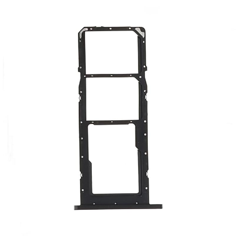 

For Samsung Galaxy A03 (164.2 x 75.9 x 9.1mm) A035 OEM SIM+SD Card Tray Holder Replacement Part (without Logo) Black