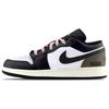 Air Jordan 1 Abrasion Resistant Low Top Vintage Basketball Shoes Unisex Brown Black 553558-081(Team1020-)
