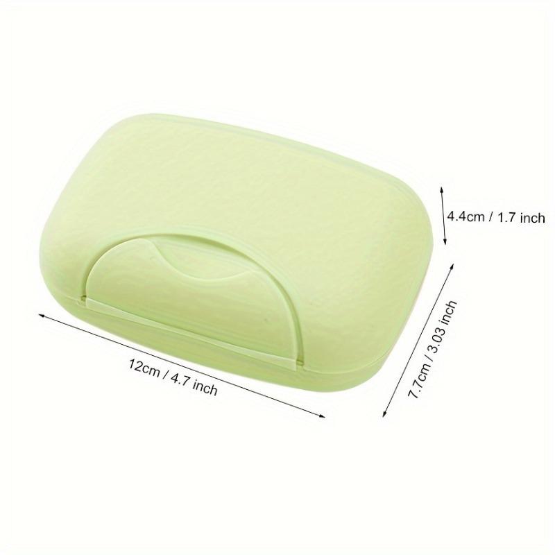 1Pc Soap Box with Lid Sealed Portable Travel Soap Box Soap Storage Box Bathroom Supplies Travel Soap Box